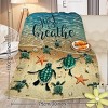 BAFODE Printed Flannel Blanket-Soft, Warm, Lightweight for Couch,Office, Bed, Camping, Travel-Multi-Purpose Gift for All Seasons with Versatile Design - 3 of 4