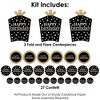 Big Dot of Happiness Adult Happy Birthday - Gold - Birthday Party Decor and Confetti - Terrific Table Centerpiece Kit - Set of 30 - 3 of 4
