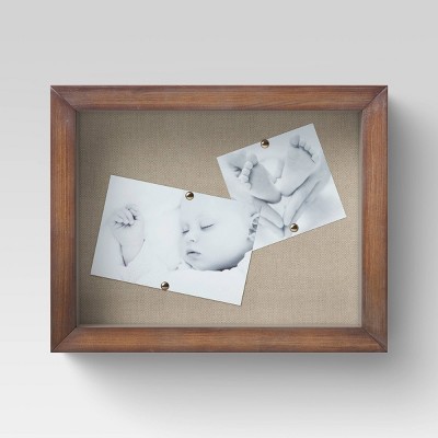 8.5" x 11" Wooden Shadow Box - Threshold™