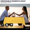 Plastic Tablecloth Disposable, Tablecloths for Rectangle Tables 54 inch. x 108 inch. Fits Tables Up to 8 Feet, Table Cloth for Party - SparkSettings - 3 of 4