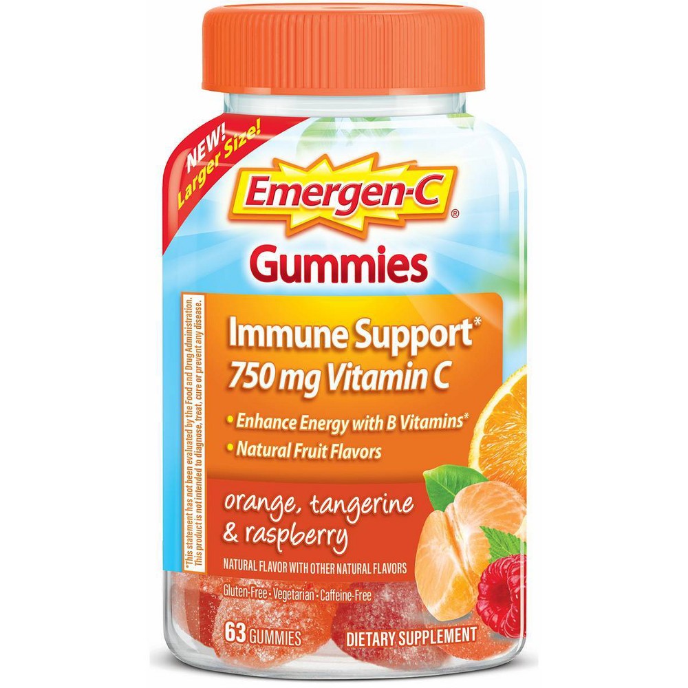 UPC 076314510658 EmergenC 750mg Vitamin C Gummies for Adults Immune
