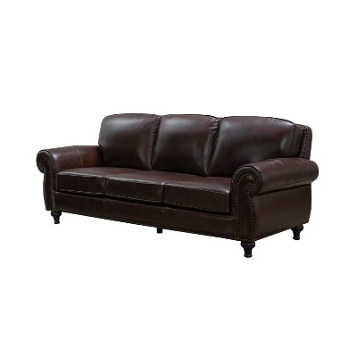 Hobson Leather Sofa - Abbyson Living