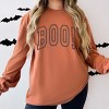 Simply Sage Market Embroidered Boo Arched Garment Dyed Long Sleeve - 2 of 4
