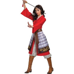 Disguise Womens Mulan Hero Dress Deluxe - 1 of 2