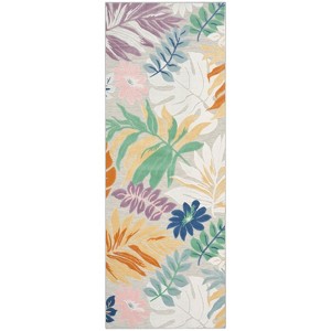 Nourison Suncoast Tropical Indoor/Outdoor Flatweave Rug - 1 of 4