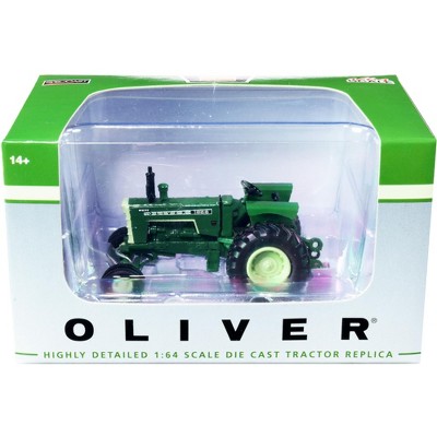 White Oliver 1955 Wide Front Tractor Green 1/64 Diecast Model by SpecCast