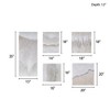 Gulches Hand Embellished Abstract 5-Piece Gallery Canvas Wall Art Set - Artistic Elegance for Your Home - 4 of 4