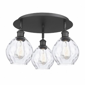 Waverly - 3 Light Flush Mount In Industrial Style-9 Inches Tall and 17.75 Inches Wide - 1 of 1