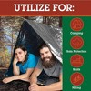 Grizzly Gear Emergency Thermal Tent | Weatherproof Mylar Disaster Survival 2-Person Bivouac 2-Pack | 8ft x 3ft | Compact Lightweight Shelter - 3 of 4