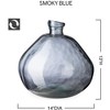 VivaTerra Recycled Round Glass Balloon Vase, 13" - 2 of 2