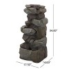Gulches Garden Decor: Opt for 7"-42.25" High Fountain, Rustic Multi - 4 of 4