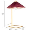 Zuo Charo Table Lamp Red & Gold - 3 of 4