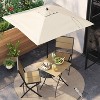 6' Square Outdoor Patio Market Umbrella with Black Pole - Threshold™ - 2 of 4