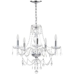 Jingle Chandelier - LIT4418 - Clear - Safavieh - 1 of 3