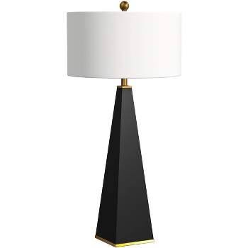 Bassett Mirror Company Elle Table Lamp Black Glossy Black