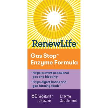 Renew Life Gas Stop Enzyme Formula Capsules, 60 Count