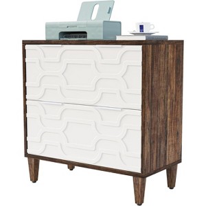 Tribesigns 2 Drawer Lateral File Cabinet, Office Filing Cabinet - 1 of 4