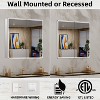 LED Bathroom Medicine Cabinet with Mirror, 3-Mode Dimmable Light, Anti-Fog, Memory Function, Outlet - 2 of 4