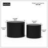 NicBex Modern Round Coffee Table Set of 2 with Solid Frame for Living Room and Office - 2 of 4