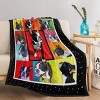 Boersma French Bulldog Flannel Throw Blanket – 50" x 60" Ultra-Soft Lightweight Plush Blanket, Cute Dog Print Sofa，Frenchie Gifts for Dog Lovers - 2 of 4