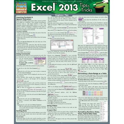 Excel 2013 Tips & Tricks - by  John Hales (Poster)