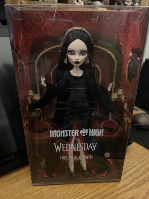 Monster High x Wednesday Collectible Doll, Morticia Addams in