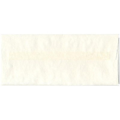 JAM Paper #10 Parchment Business Envelopes 4.125 x 9.5 White Recycled 900829012