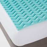 1.5" Reversible Wave Memory Foam Mattress Topper - Made By Design™