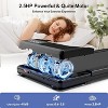 DeerRun Black Walking Pad 15.55*39.37 inches Running Area 2.5HP Under desk Exercise Treadmill for home - 3 of 4