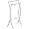 Kings Brand Furniture - 2-Tier Modern Stylish and Durable Metal Freestanding Bathroom Towel Rack Stand Holder - 3 of 4