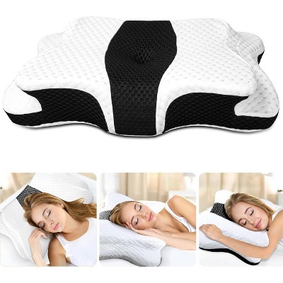 FFKQBH Memory Foam Pillows, Black