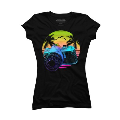 Junior's Design By Humans Retro Photography By clingcling T-Shirt