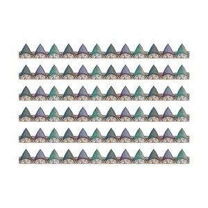 Eureka® Curiosity Garden Peeking Gnomes Extra Wide Deco Trim®, 37 Feet Per Pack, 6 Packs - 1 of 4