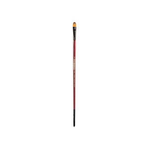 Creative Mark Ebony Splendor Short-Handled Synthetic Sable Paint Brush, Filberts, Teijin Multi-Filament Hair, Handcrafted Synthetic Paint Brushes for - 1 of 4