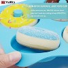 JDICTION Non-Stick Silicone Donut Pan Set of 2, Heat Resistant Mold for Baking Donuts, Cakes & Bagels, BPA Free & Dishwasher Safe - 3 of 4