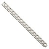 Black Bow Jewelry 14mm High Polished Titanium Link Bracelet - 2 of 4