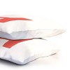 Deny Designs Standard April Lane Art Block Red Monogram H Microfiber Printed Pillow Sham - 3 of 3