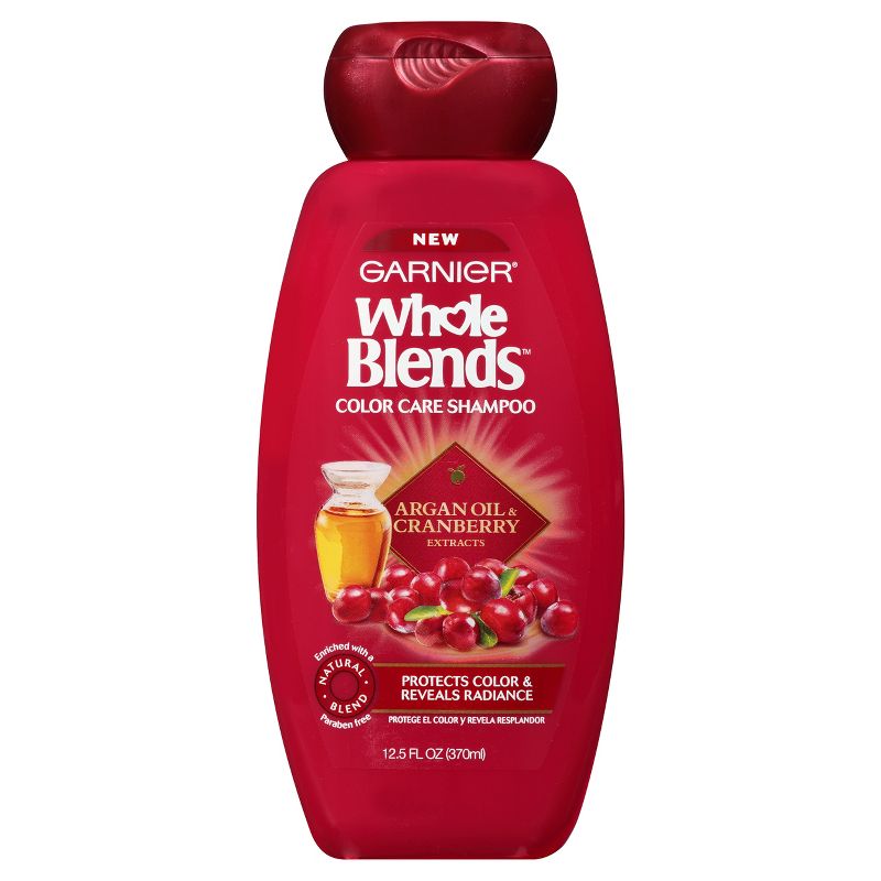 Garnier Whole Blends Argan Oil & Cranberry Extracts Color Care Shampoo - 12.5 fl oz, 1 of 7