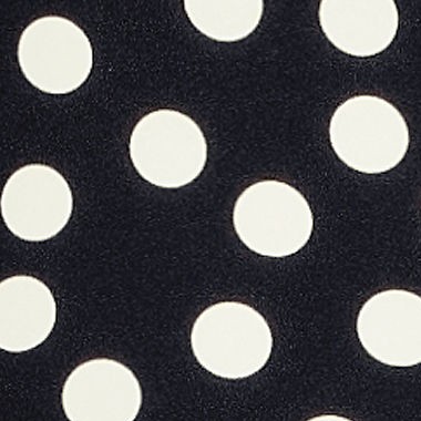 black/egret white tossed dots