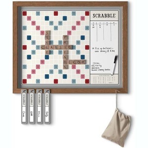 WS Game Company Scrabble Deluxe Vintage 2-in-1 Wall Edition Board Game - 1 of 2