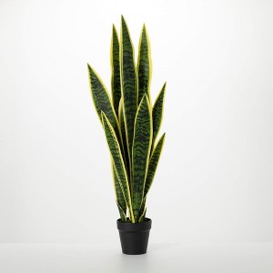 Sullivans Artificial 36" Potted Sansevieria Plant, Green - 1 of 4