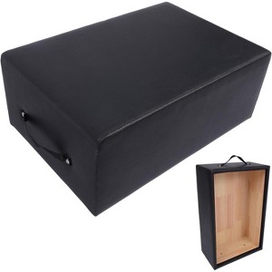 Pilates Reformer Box 24.4x16.9x9 in, Portable Sitting Box for Home Gym, Studio,Posture Correction, Rehabilitation,Stretching, Core & Balance Training - 1 of 4