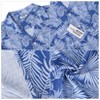Men's Casual Cuban Short Sleeve Button Down Beach Shirt with Pocket - 4 of 4