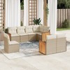 vidaXL Garden Sofa Set Beige PE Rattan Large Modular Garden Sofa Set - 2 of 4