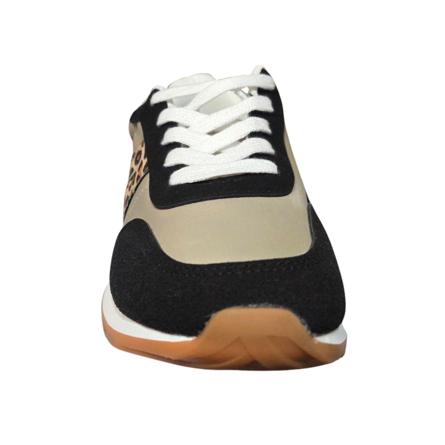 Женские кроссовки Very G Joel Lace Up Fashion Sneaker, Black Leopard, цвет: Чёрный — фото 4