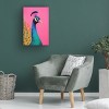 Canvas Wall Art - Treechild   'Beautiful Peacock' Wall Art for Living Room, Bedroom, or Office Décor by Trademark Fine Art - 4 of 4