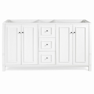 60" Williamsburg Vanity Cabinet White - Alaterre Furniture