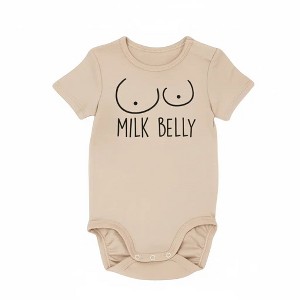 Milk Belly Newborn Baby Onesie® Bodysuit GS1 - 1 of 4