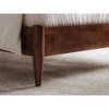 AFI Furnishings Berkshire Twin XL Solid Wood Low Profile Platform Bed in Walnut - 4 of 4