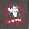 Men's - Disney Villains - Love Is Savage Short Sleeve Graphic T-Shirt - 2 of 4